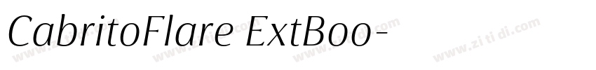 CabritoFlare ExtBoo字体转换